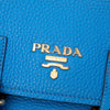 Prada Vitello Daino Double Buckle Messenger Bag Secondhand