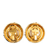 Secondhand Chanel Gold Plated Faux Pearl Swirl Crystal Clip On Earrings