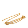 Chanel CC Gold Plated Sun Medallion Triple Chain Belt Secondhand