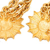 Secondhand Chanel CC Gold Plated Sun Medallion Triple Chain Belt