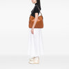 Gucci Medium Pebbled Calfskin Web Heritage Shoulder Bag Secondhand
