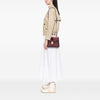 Gucci Small GG Canvas Web Ophidia Top Handle Flap Secondhand
