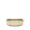Valentino Metallic Grained Calfskin Rockstud Saddle Crossbody Secondhand