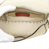 Valentino Metallic Grained Calfskin Rockstud Saddle Crossbody Secondhand
