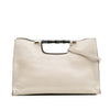 Gucci Medium Calfskin Bamboo Daily Shopper Satchel Secondhand