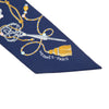 Hermès Les Cles a Pois Silk Twilly Scarf Secondhand