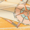 Secondhand Hermès Face Au Large Silk Scarf 90