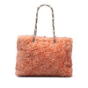 Miu Miu Eco Shearling Crystal Chain Tote Secondhand