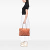 Miu Miu Eco Shearling Crystal Chain Tote Secondhand