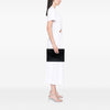 Saint Laurent Croc Embossed Leather Tiny Monogram Zipped Tablet Holder Secondhand