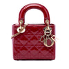 Dior Mini Patent Cannage Lady Dior Secondhand