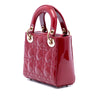 Dior Mini Patent Cannage Lady Dior Secondhand