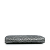 Secondhand Chanel CC Quilted Metallic Calfskin Zip Clutch