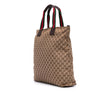Gucci GG Canvas Web Tote Secondhand