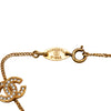 Chanel Triple CC Gold Plated Strass Bracelet Secondhand