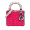Dior Mini Tricolor Lambskin Cannage Lady Dior Secondhand