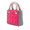 Dior Mini Tricolor Lambskin Cannage Lady Dior Secondhand