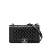 Chanel Old Medium Quilted Lambskin Boy Flap Secondhand