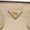 Secondhand Prada Vitello Daino Front Pocket Open Convertible Tote