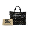 Burberry Calf Hair and Leather Grommet Fringe Big Crush Tote Secondhand