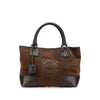 LOEWE Suede Fusta 28 Tote Secondhand