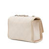 Chanel CC Quilted Crumpled Calfskin and Grosgrain Flap Secondhand