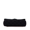 Chanel Medium Quilted Jersey Single Flap Secondhand