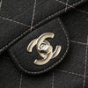 Chanel Medium Quilted Jersey Single Flap Secondhand