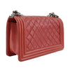 Chanel Old Medium Quilted Lambskin Boy Flap Secondhand
