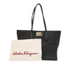 Ferragamo Grained Calfskin Studded Gancini Tote Secondhand