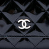 Chanel CC Quilted Patent Wallet On Chain Secondhand