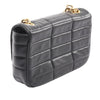 Celine Matelasse Goatskin Monochrome Chain Shoulder Bag Secondhand