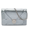 Dior Metallic Patent Microcannage Diorama Wallet on Chain Secondhand