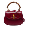 Gucci Mini Calfskin Web 1947 Bamboo Top Handle Bag Secondhand