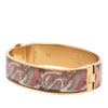 Louis Vuitton Gold Plated Enamel Monogram Confidential Hinge Bracelet S Secondhand