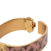 Secondhand Louis Vuitton Gold Plated Enamel Monogram Confidential Hinge Bracelet S
