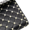 Valentino Quilted Lambskin Free Rockstud Spike Wallet On Chain Secondhand