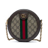 Gucci Mini GG Supreme Web Ophidia Round Crossbody Secondhand
