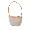 Burberry Mini Embossed Logo Canvas Olympia Shoulder Bag Secondhand