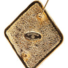 Chanel CC Gold Plated Diamond Brooch Secondhand