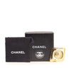 Chanel CC Gold Plated Diamond Brooch Secondhand