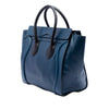 Celine Mini Bicolor Leather Luggage Tote Secondhand