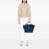 Celine Mini Bicolor Leather Luggage Tote Secondhand