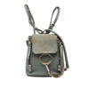 Chloé Mini Calfskin and Suede Faye Backpack Secondhand