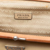 Prada Leather Trimmed Tessuto Kisslock Frame Pochette Secondhand