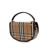 Burberry Leather Trimmed House Check Coated Canvas Highlands Satchel Secondhand