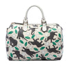 Gucci Limited Edition Medium GG Supreme Snowman In Africa Joy Boston Bag Secondhand