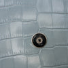Secondhand Alexander McQueen Croc Embossed Calfskin Skull Knuckle Duster Crossbody