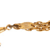 Chanel CC Gold Plated Double Chain Loupe Magnifying Glass Pendant Necklace Secondhand