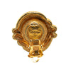 Secondhand Chanel Gold Plated Faux Pearl Round Clip on Earrings